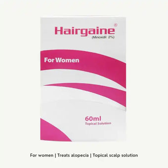 compare product Hairgaine 2% Minoxidil Topical Solution for Women, 60ml