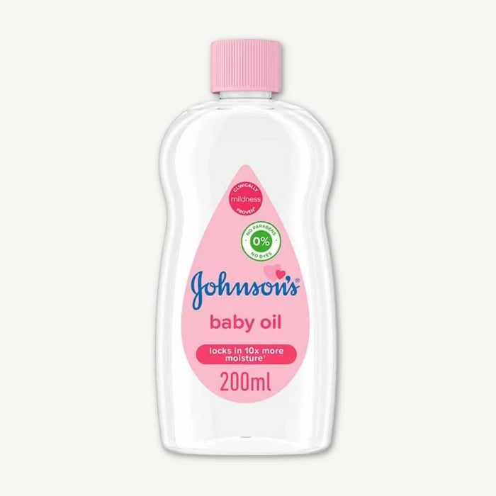 Johnson's Baby Oil 10x More Moisture, 200ml