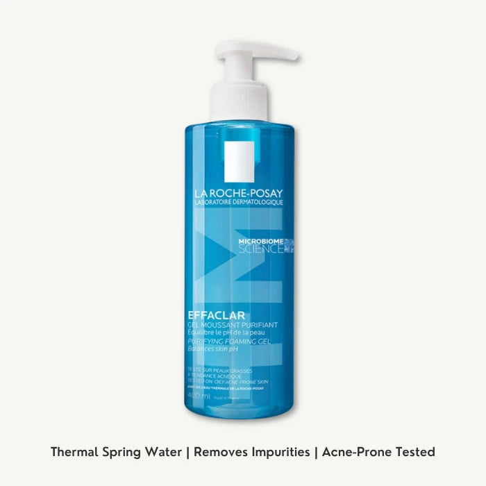 La Roche-Posay Effaclar Purifying Foaming Gel for Oily Sensitive Skin, 400ml