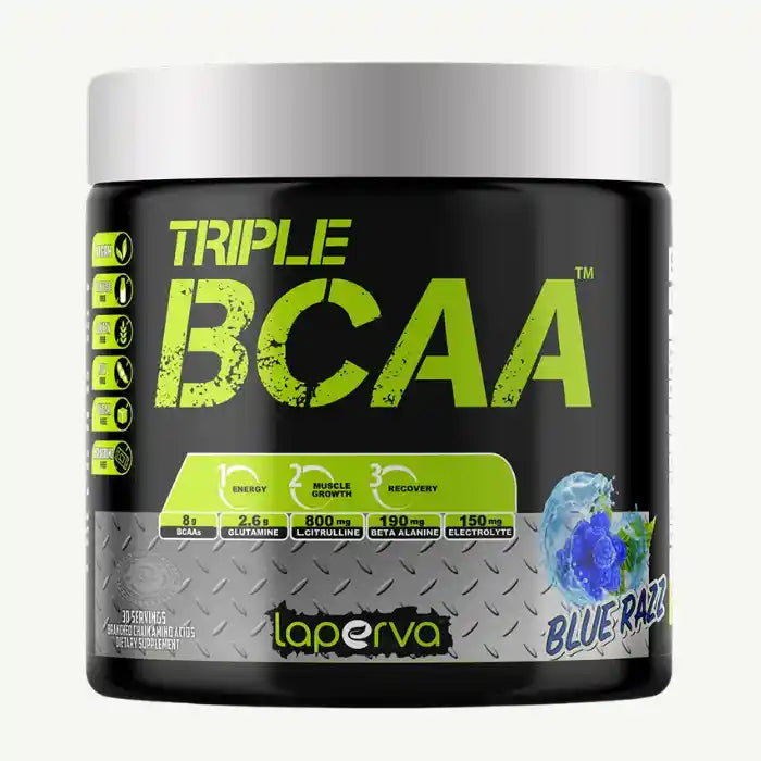 Laperva Blue Raspberry Flavor Triple Bcaa Powder, 300g