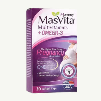 compare product Masvita Pregnancy & Lactation Multivitamin Supplement, 30 softgels