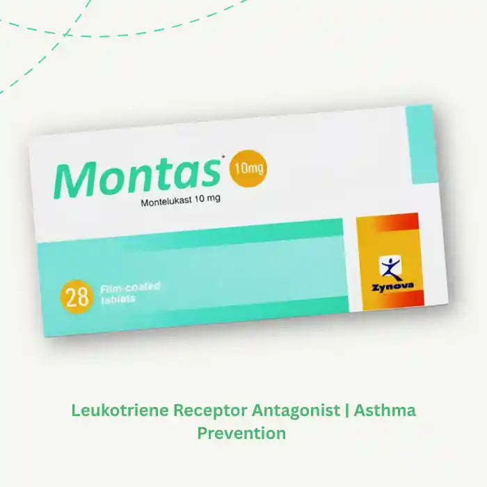 Montas 10mg Montelukast 28 Tablets