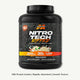 Muscletech Nitro Tech Ripped Whey Protein Powder French Vanilla Bean Flavor, 1.81kg