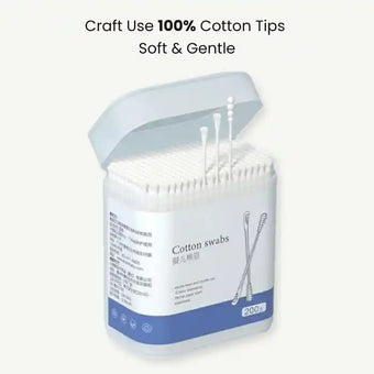 compare product Novamed White Cotton Swabs, 100 Pieces