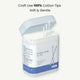 Novamed White Cotton Swabs 100 Pieces