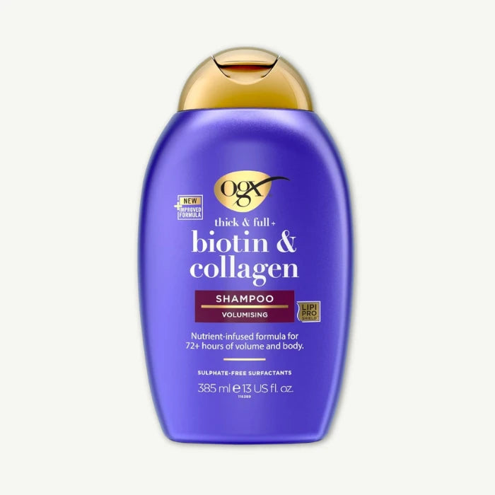 OGX Thick & Full Hair Shampoo with Biotin & Collagen, 385ml