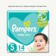 Pampers Baby-Dry Diapers with Aloe Vera Lotion Size 5 (11-16kg), 14 Pieces