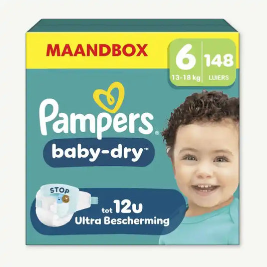 Pampers Baby-Dry Extra Large Diapers Size 6 (13+ kg)