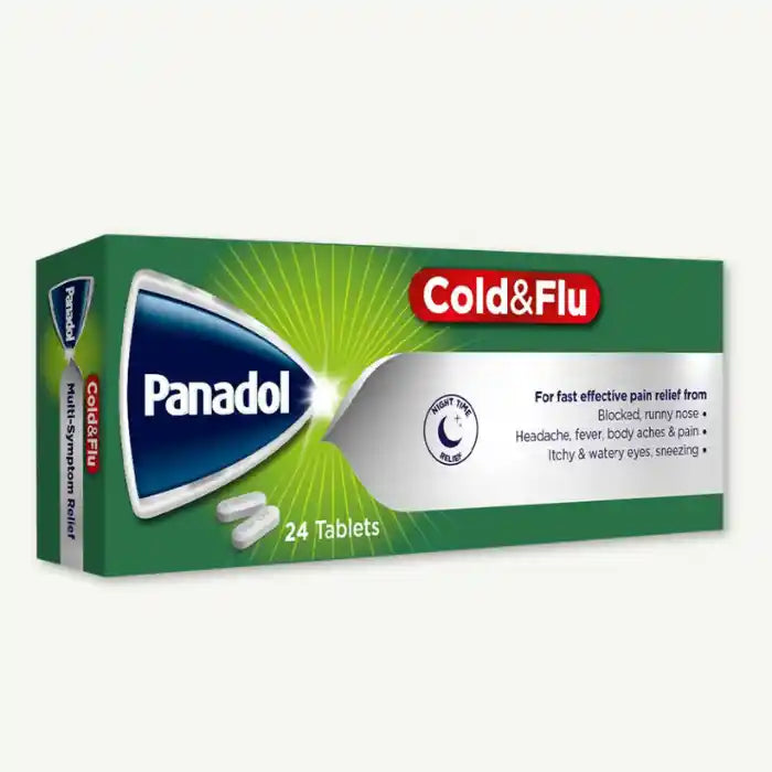Panadol Cold & Flu 500mg Paracetamol, 24 Tablets