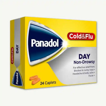 compare product Panadol Cold & Flu 500mg Paracetamol Day Pain Relief, 24 Tablets