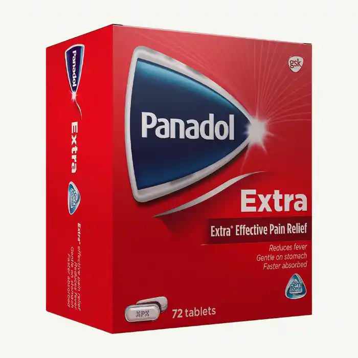 Panadol Extra With Optizorb For Tough Pain Relief, 72 Tablets