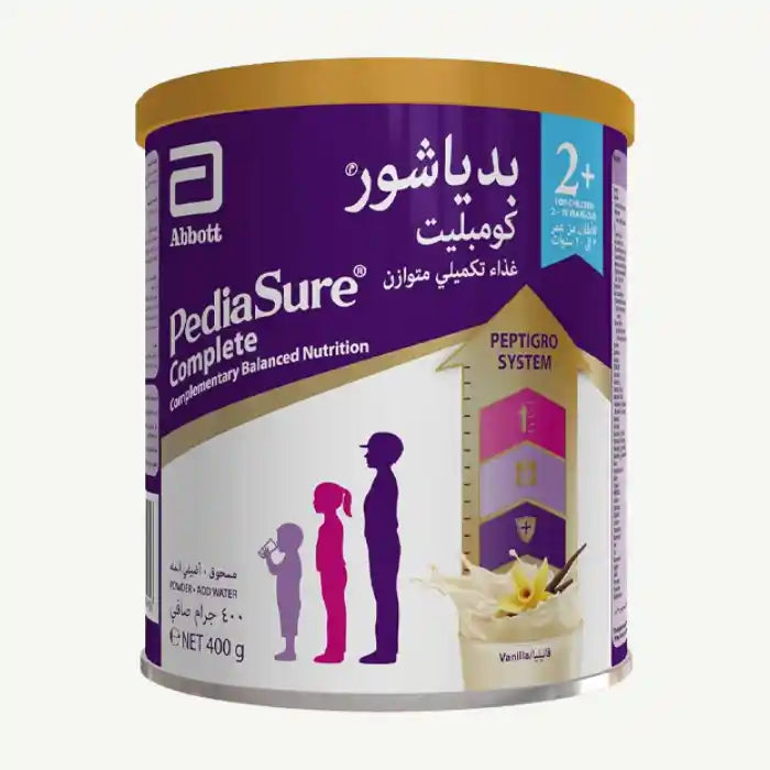 Pediasure Complete Milk Formula Vanilla Flavor (2-10 Years), 400g