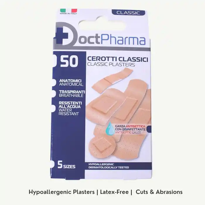 Pharmadoct Classic Hypoallergenic Plasters 7x2cm 50 Pieces