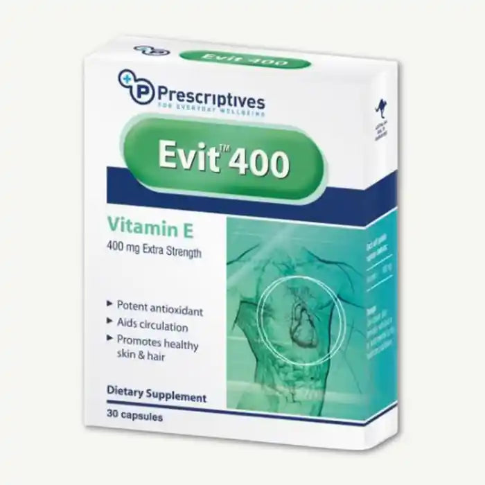 Prescriptives Evit 400mg Vitamin E Supplement, 30 softgels