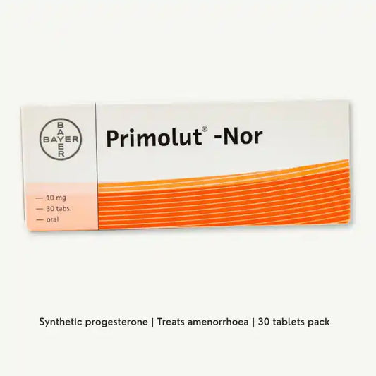 Primolut-Nor 10mg Norethisterone, 30 Tablets