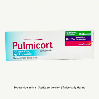 compare product Pulmicort Sterile 0.25mg/ml Budesonide Nebulizing Suspension, 20x2ml