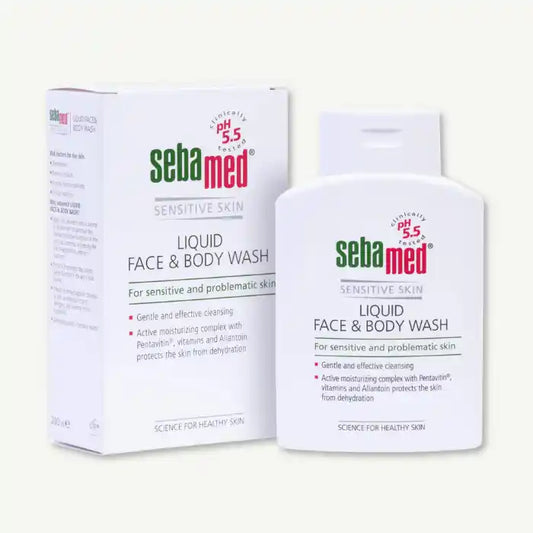 Sebamed Liquid Face & Body Wash, 200ml