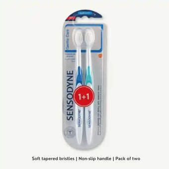 compare product Sensodyne Gentle Care Soft Bristles Toothbrush, 1+1 Free