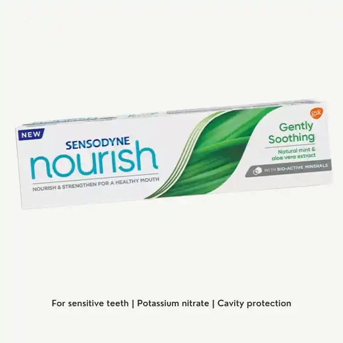 Sensodyne Nourish Gently Soothing Daily Toothpaste with Natural Mint And Aloe Vera Extract 75 ml