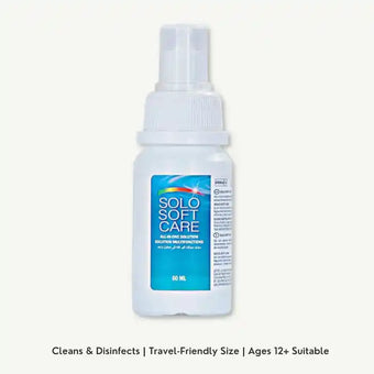 compare product Solo Soft Care Eye Lens Solution 60Ml
