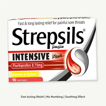 compare product Strepsils Intensive Honey & Lemon Lozenges, 16 Lozenges