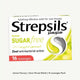 Strepsils Lemon Sugar Free Soothing Effective Relief Lozenges for Sore Throats, 16 Lozenges