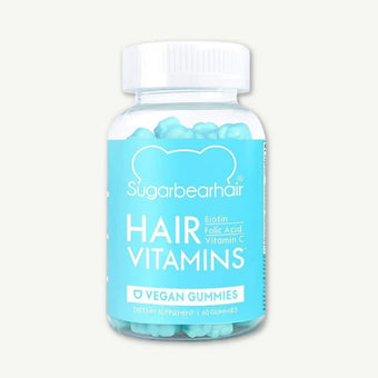compare product Sugarbear Hair Vitamin Gummy Supplements with Biotin, Folic Acid & Vitamin C, 60 Pieces
