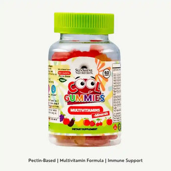 compare product Sunshine N Cool Gummies Vegan Multivitamins - 2 Flavours
