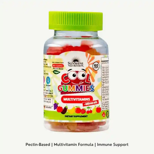 Sunshine N Cool Gummies Vegan Multivitamins - 2 Flavours
