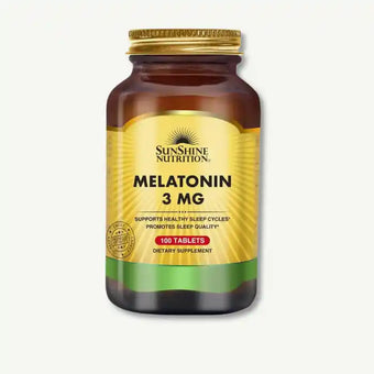compare product Sunshine Nutrition Melatonin 3Mg, Supplement, 100 Tablets