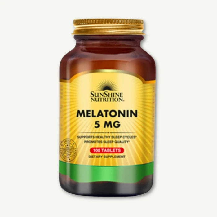 Sunshine Nutrition Melatonin 5mg Tablets, 100 Pieces
