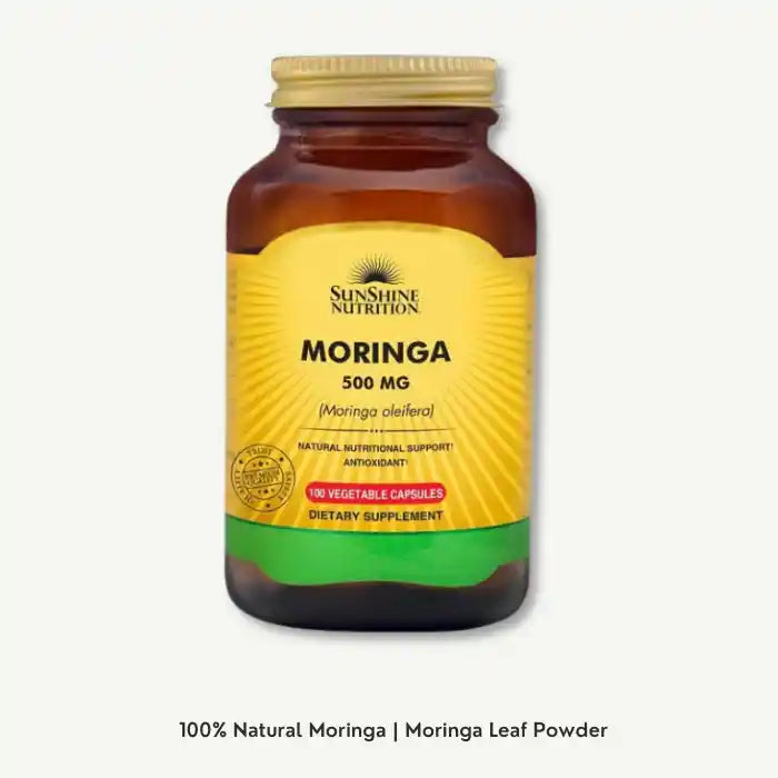 Sunshine Nutrition Moringa 500 Mg Capsules 100 Pieces