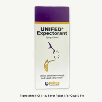 compare product Unifed Expectorant Syrup, 120 ml