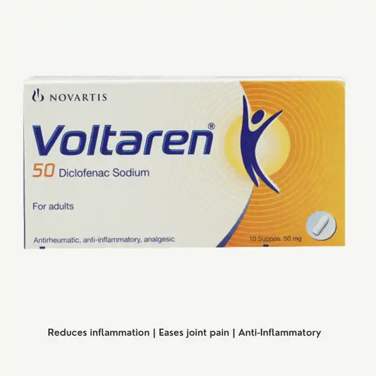 Voltaren 50 mg 10 Suppositories