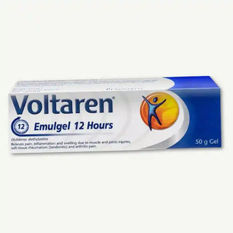 compare product Voltaren Emulgel 12 Hour 50 Gm