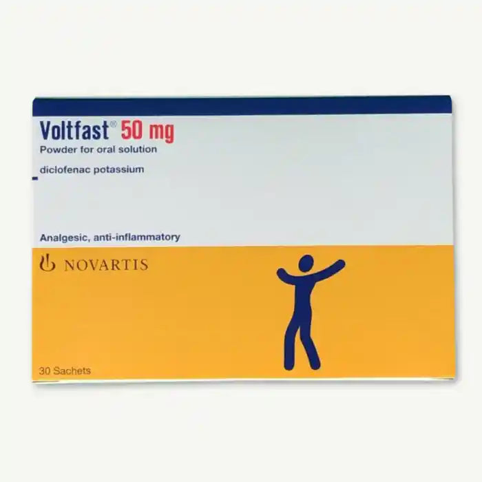 Voltfast Diclofenac Potassium (50mg), 30 Sachets