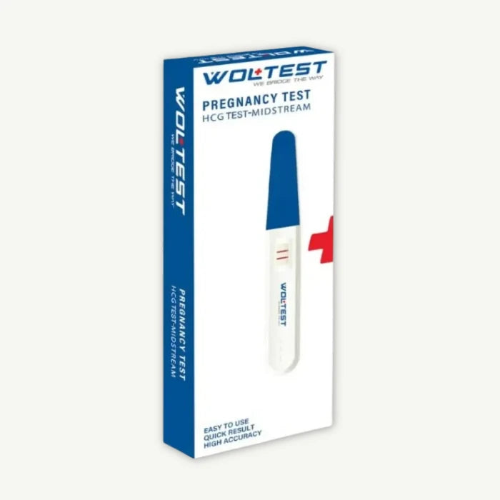 Woltest HCG TMidstream Quick Result High Accuracy Single Pregnancy Test